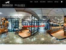 Tablet Screenshot of execusuit.com